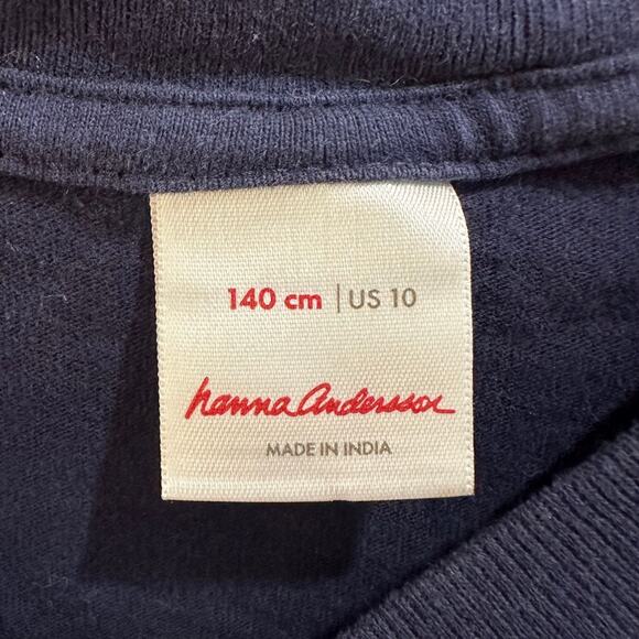 Hanna Andersson Blue Lift Flap Shark T-Shirt 100% Cotton Size 140cm 10-12Y - Picture 5 of 7